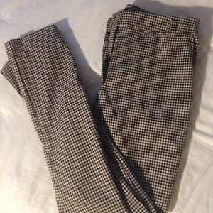 H&M plaid pants